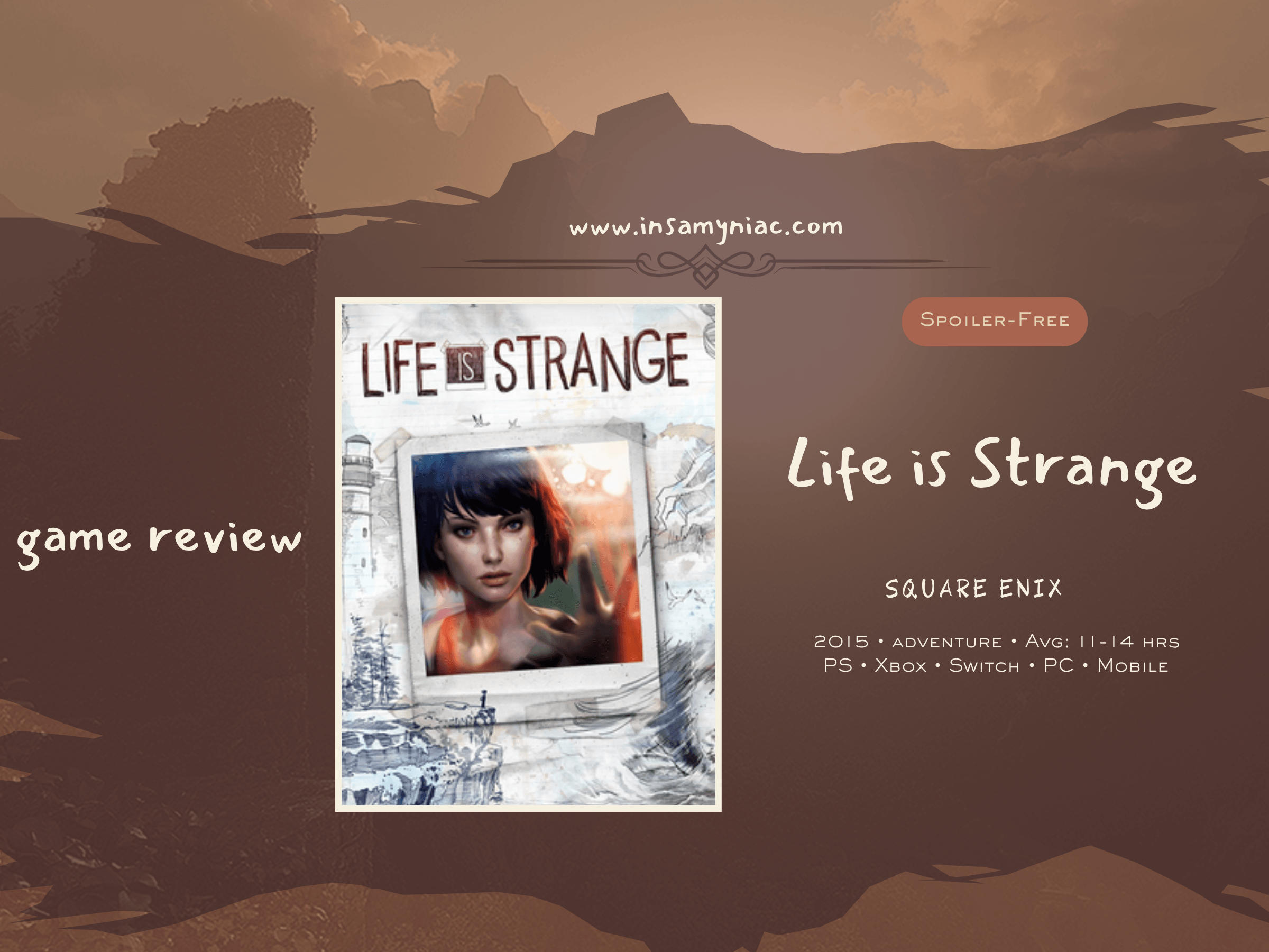 Life is Strange Game Review (Square Enix, PS4) 1 Life is Strange Game Review