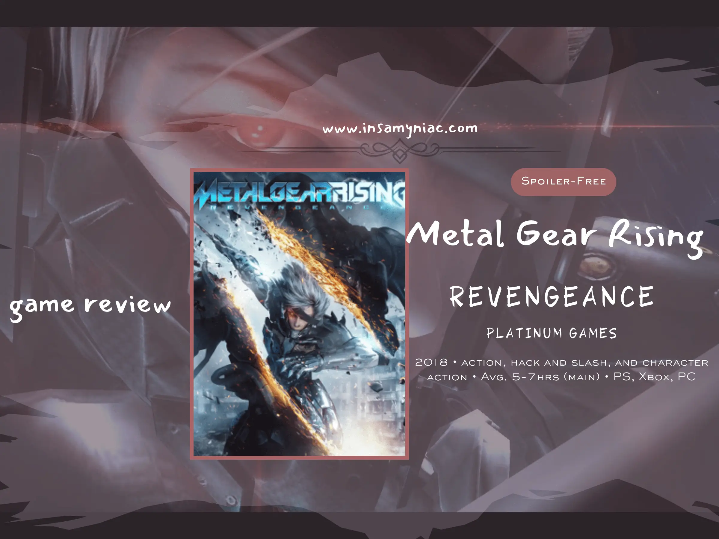 Metal Gear Rising: Revengeance Game Review (Platinum Games, SteamDeck) 1 Metal Gear Rising: Revengeance