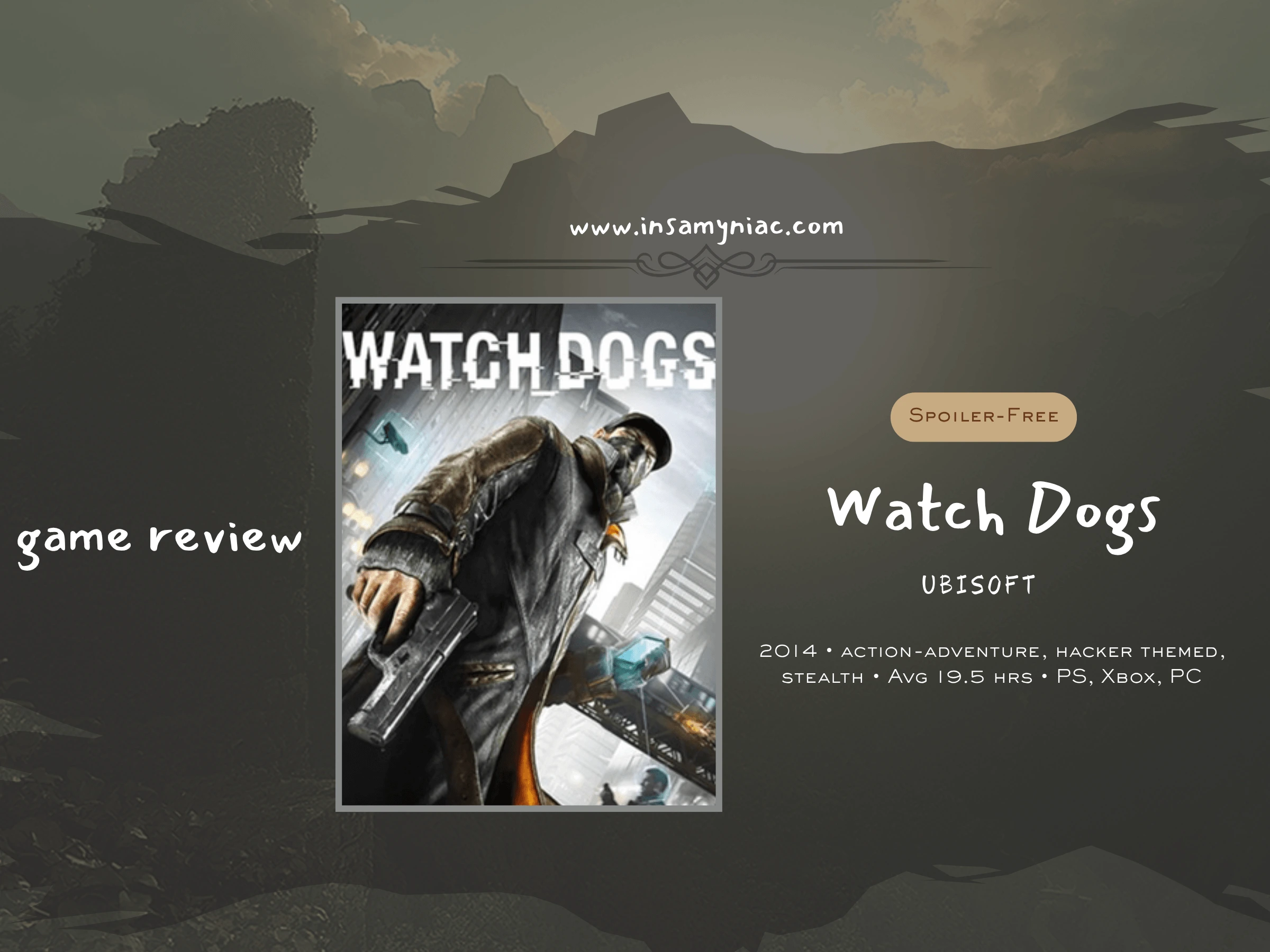 watch dogs by ubisoft game review header
