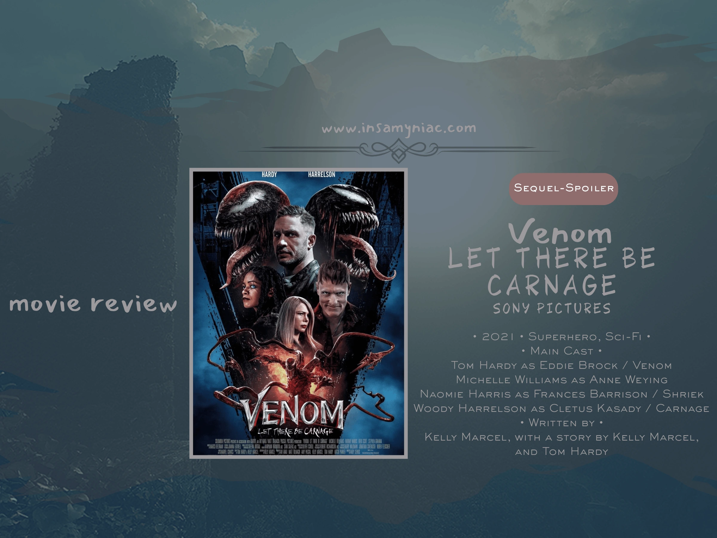 Venom Let There Be Carnage (Sony Pictures, 2021)ย Movie Review 1 Venom Let There Be Carnage